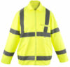 Yellow Poly Cotton Jacket EN20471 photo
