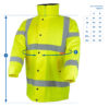 Yellow Hi Vis Padded Parka EN20471 photo