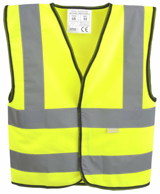 Yellow Kids Waistcoat (EN20471) • PPE Delivered Ltd