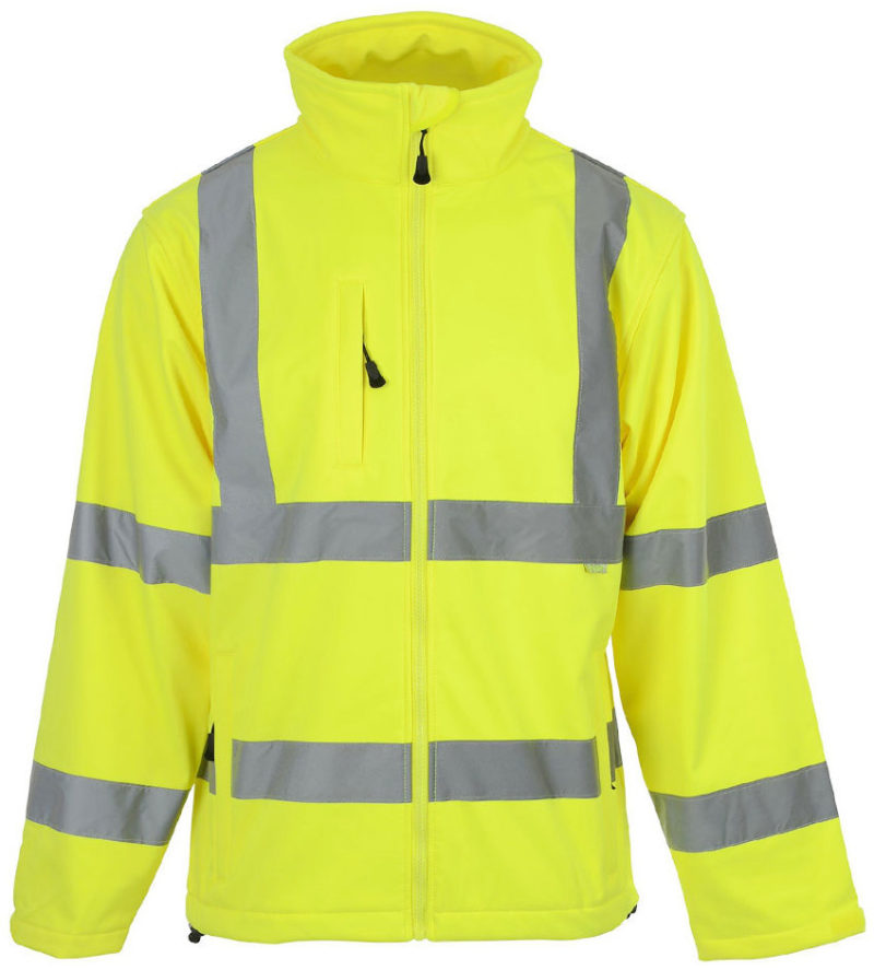 Soft Shell HiViz Jacket (EN20471) • PPE Delivered Ltd