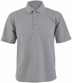 A photo of Silver Grey Polo Shirt (220g)