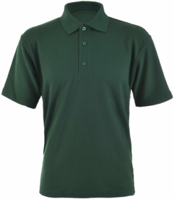 A photo of Bottle Green Polo Shirt (220g)